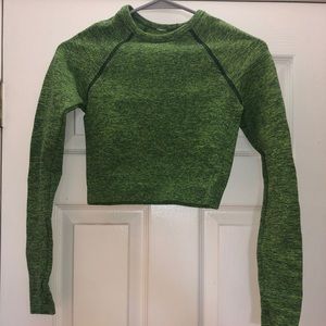 Fabletics Long Sleeve Crop Top Size XS WORN ONCE